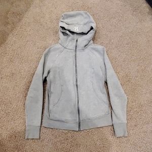 Lululemon grey scuba hoodie